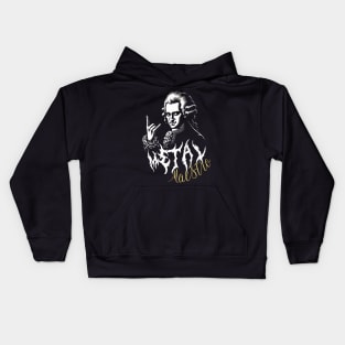 Mozart Rocks: Classical Meets Metal Kids Hoodie